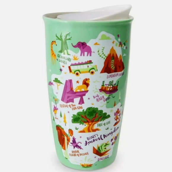 Starbucks Walt Disney World Animal Kingdom Mint Green Tumbler Cup Mug - Picture 12 of 12